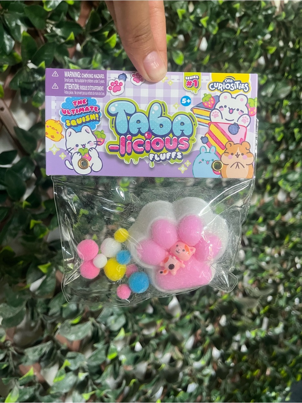 Taba-licious Fluffs Pink Squishy Toy - Kids